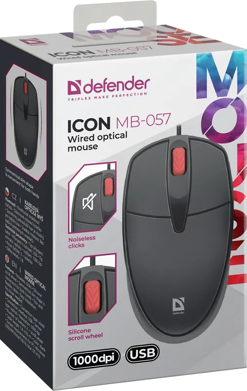 Defender - Langallinen optinen hiiri Icon MB-057