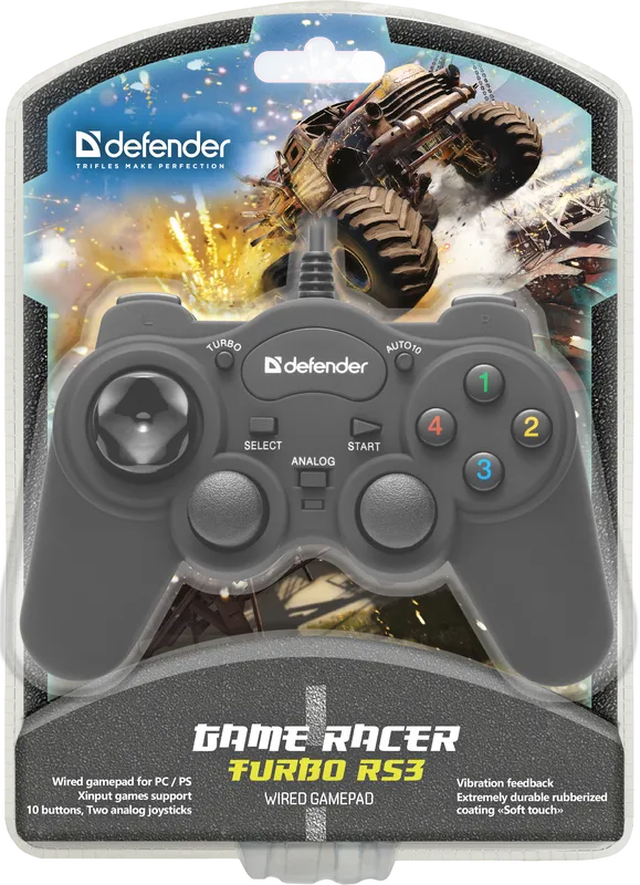 Defender - Langallinen peliohjain Game Racer Turbo RS3