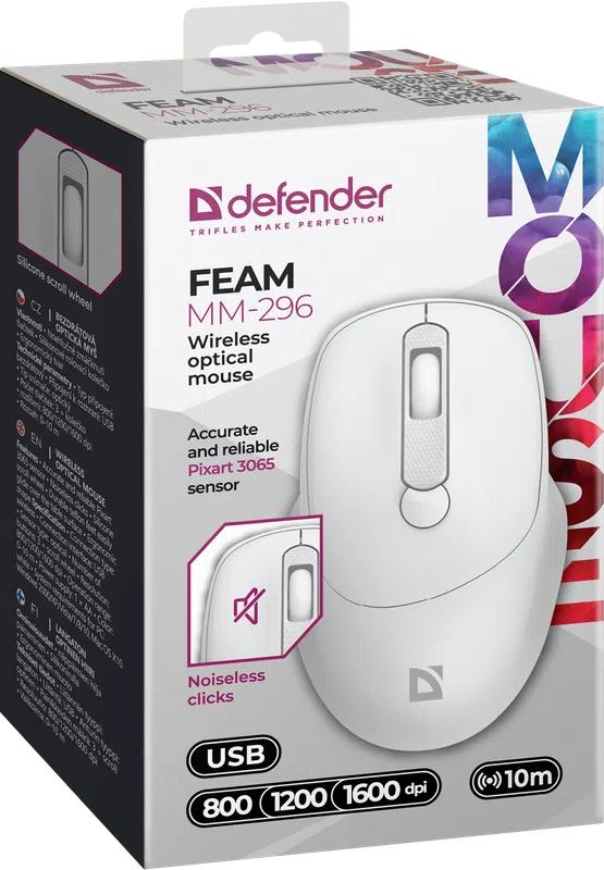Defender - Langaton optinen hiiri Feam MM-296
