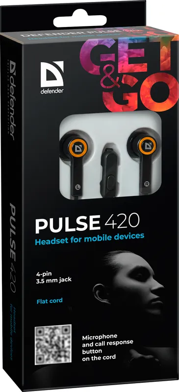 Defender - Kuulokkeet mobiililaitteille Pulse 420