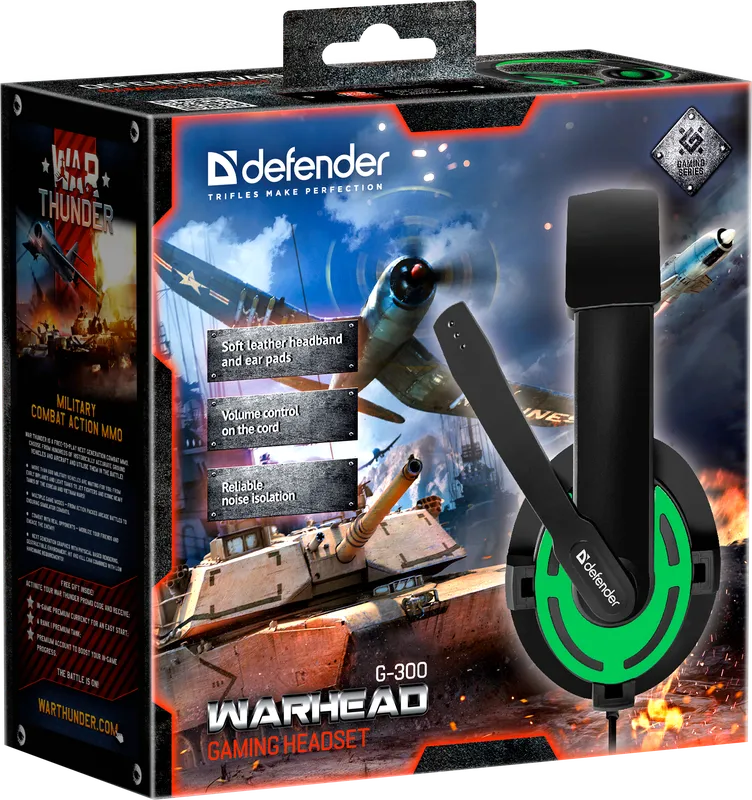 Defender - Pelikuulokkeet Warhead G-300