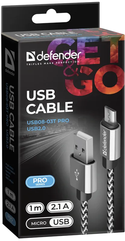 Defender - USB kaapeli USB08-03T PRO USB2.0