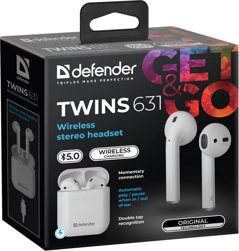 Defender - Langattomat stereokuulokkeet Twins 631