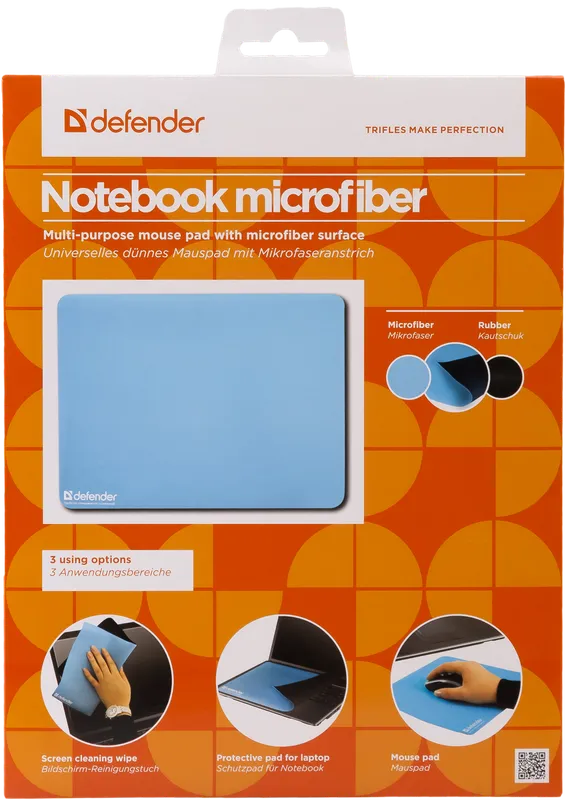 Defender - Hiirimatto Notebook microfiber