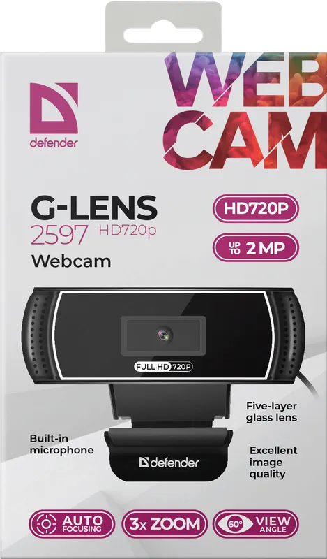 Defender - Verkkokamera G-lens 2597 HD720p