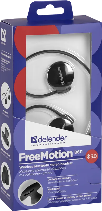 Defender - Langattomat stereokuulokkeet FreeMotion B611