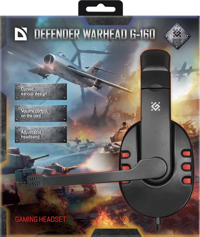 Defender - Pelikuulokkeet Warhead G-160