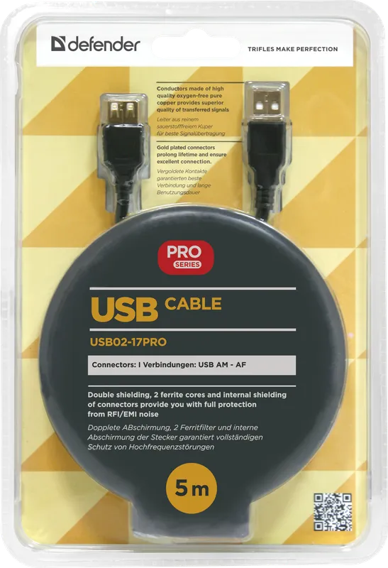 Defender - USB kaapeli USB02-17PRO USB2.0
