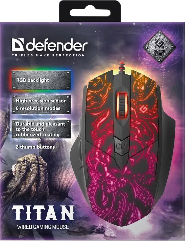 Defender - Langallinen pelihiiri Titan GM-650L