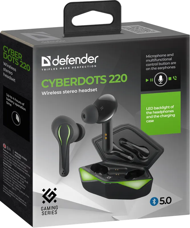 Defender - Langattomat stereokuulokkeet CyberDots 220