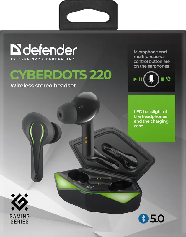 Defender - Langattomat stereokuulokkeet CyberDots 220