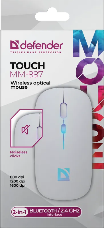 Defender - Langaton optinen hiiri Touch MM-997