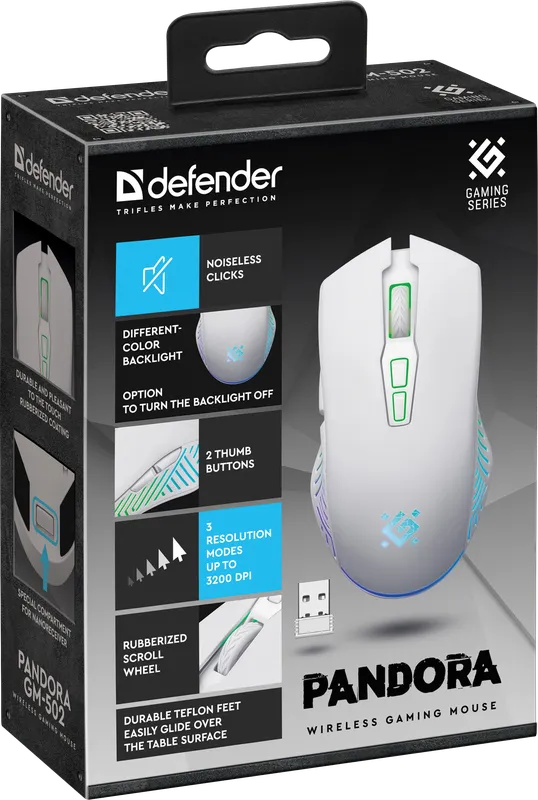 Defender - Langaton pelihiiri Pandora GM-502