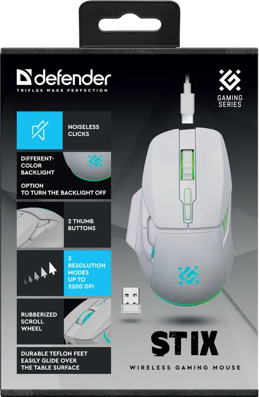 Defender - Langaton pelihiiri Stix GM-009