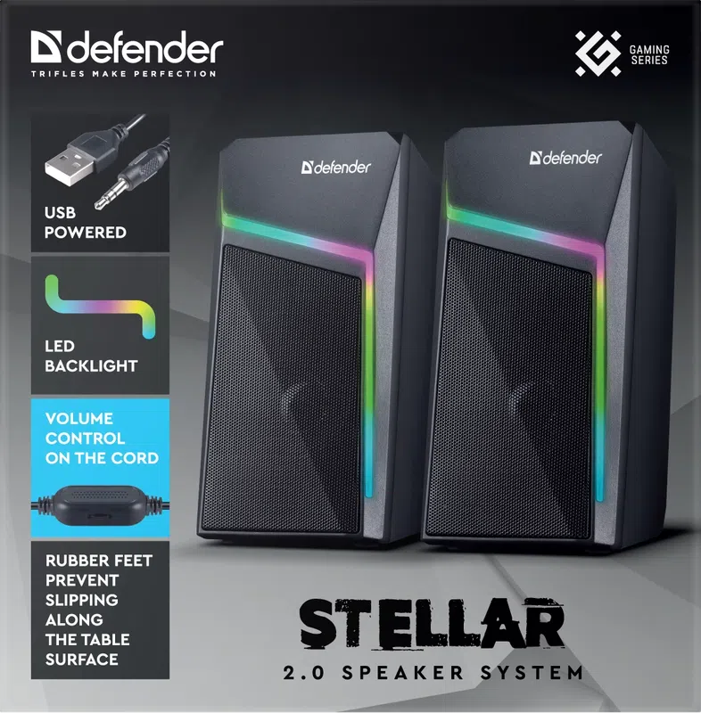Defender - 2.0 kaiutinjärjestelmä Stellar
