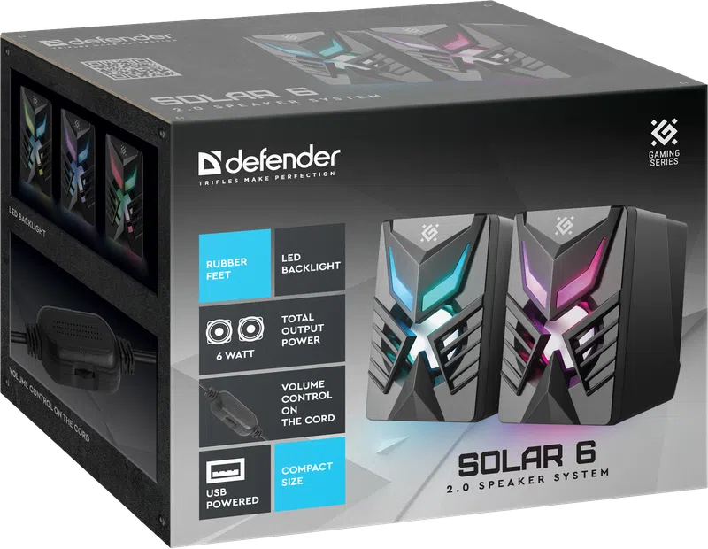 Defender - 2.0 kaiutinjärjestelmä Solar 6