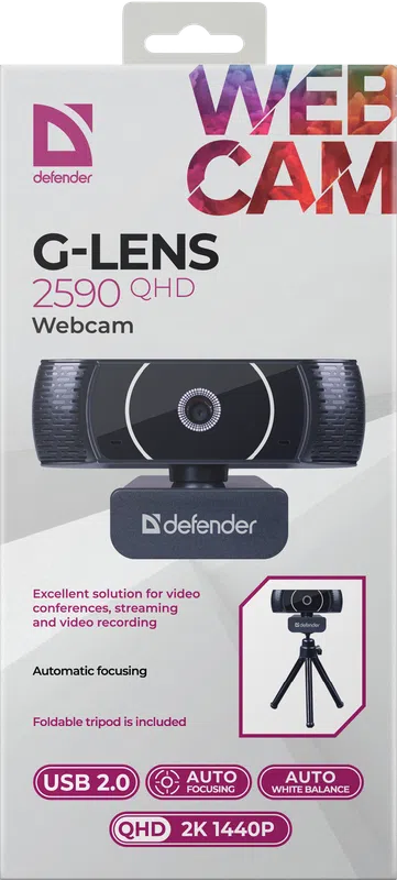 Defender - Webbikamera G-lens 2590 QHD