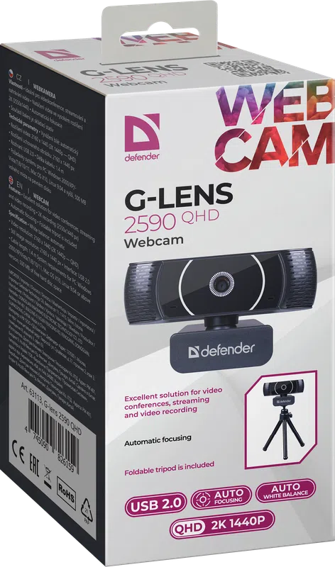 Defender - Webbikamera G-lens 2590 QHD