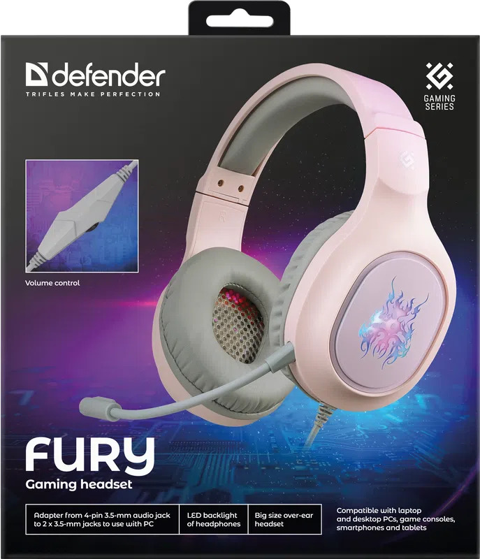 Defender - Pelikuuloke Fury