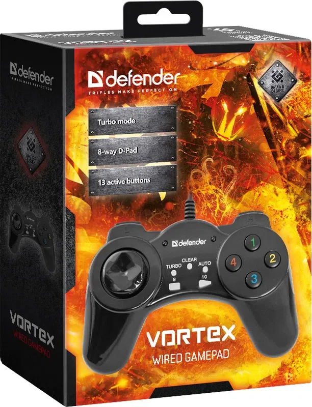 Defender - Langallinen peliohjain Vortex