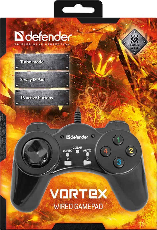 Defender - Langallinen peliohjain Vortex