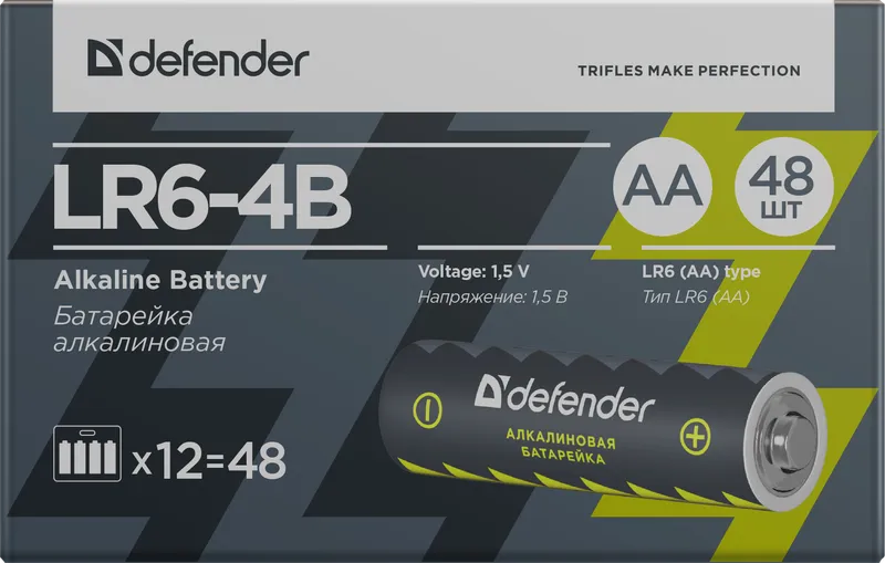 Defender - Alkaliparisto LR6-4B