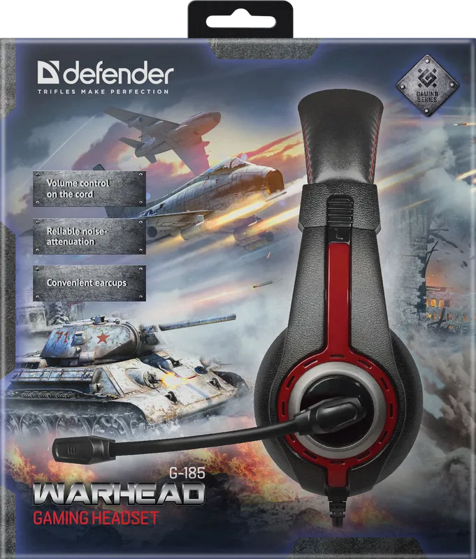 Defender - Pelikuulokkeet Warhead G-185