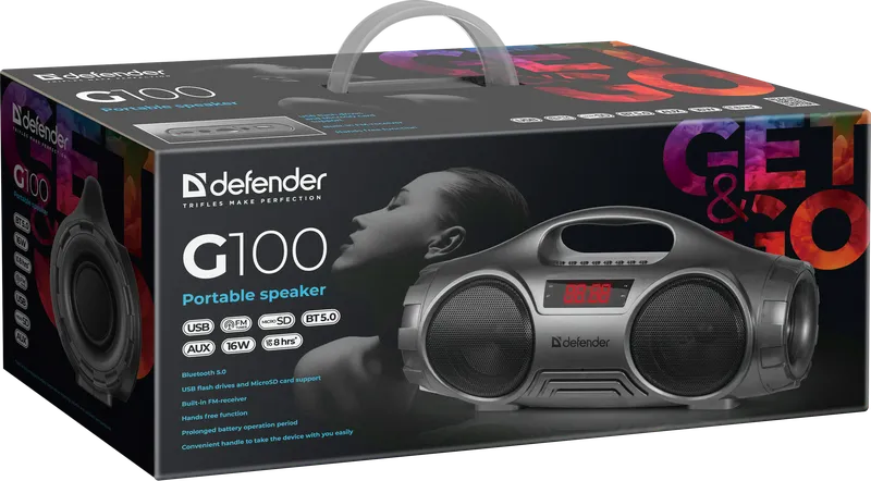 Defender - Kannettava kaiutin G100