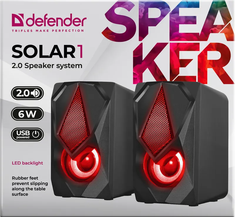 Defender - 2.0 kaiutinjärjestelmä Solar 1