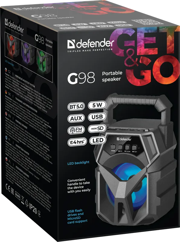 Defender - Kannettava kaiutin G98