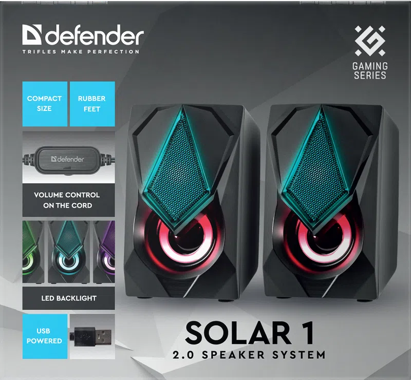 Defender - 2.0 kaiutinjärjestelmä Solar 2