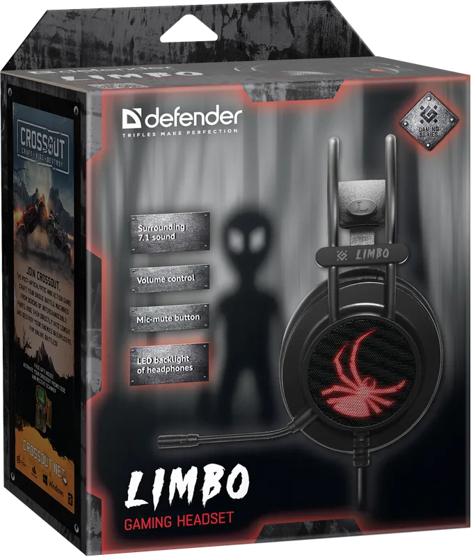Defender - Pelikuulokkeet Limbo
