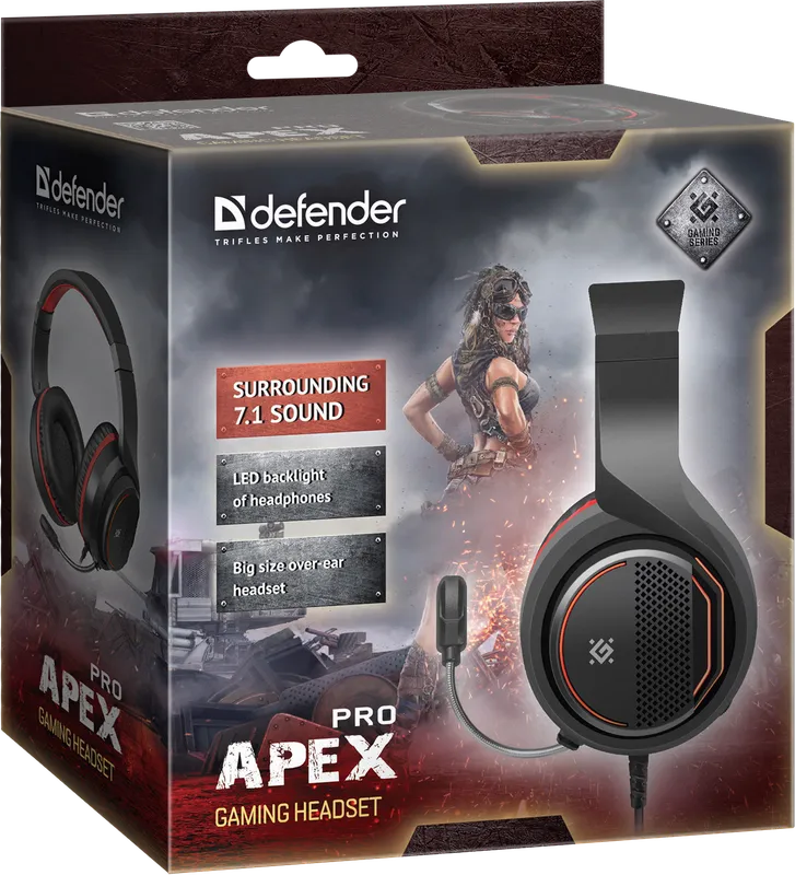 Defender - Pelikuulokkeet Apex Pro