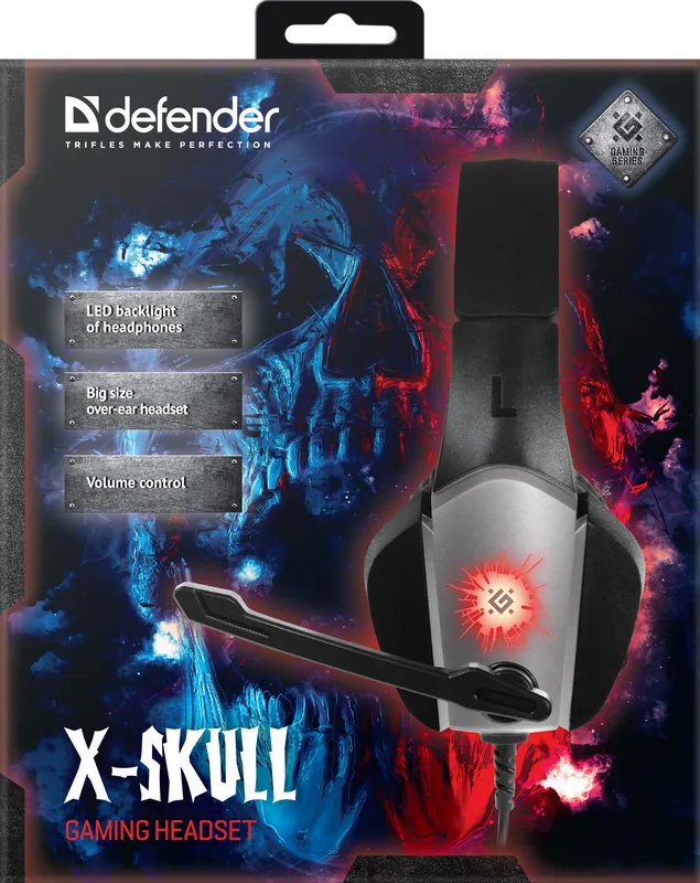 Defender - Pelikuulokkeet X-Skull