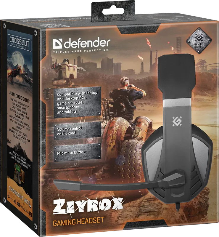 Defender - Pelikuulokkeet Zeyrox