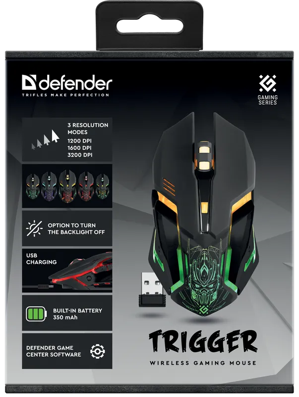 Defender - Langaton pelihiiri Trigger GM-934