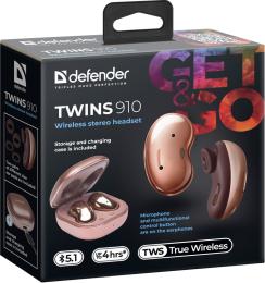 Defender - Langattomat kuulokkeet Twins 910