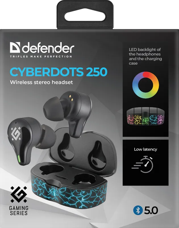Defender - Langattomat stereokuulokkeet CyberDots 250