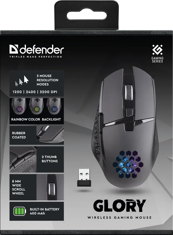 Defender - Langaton pelihiiri Glory GM-514