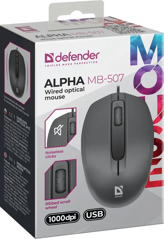 Defender - Langallinen optinen hiiri Alpha MB-507