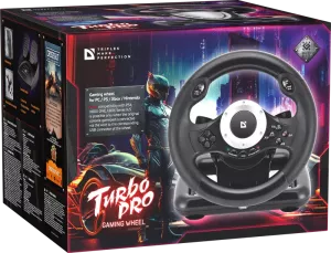Defender - Tietokoneen ohjauspyörä Turbo Pro