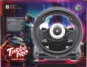 Defender - Tietokoneen ohjauspyörä Turbo Pro
