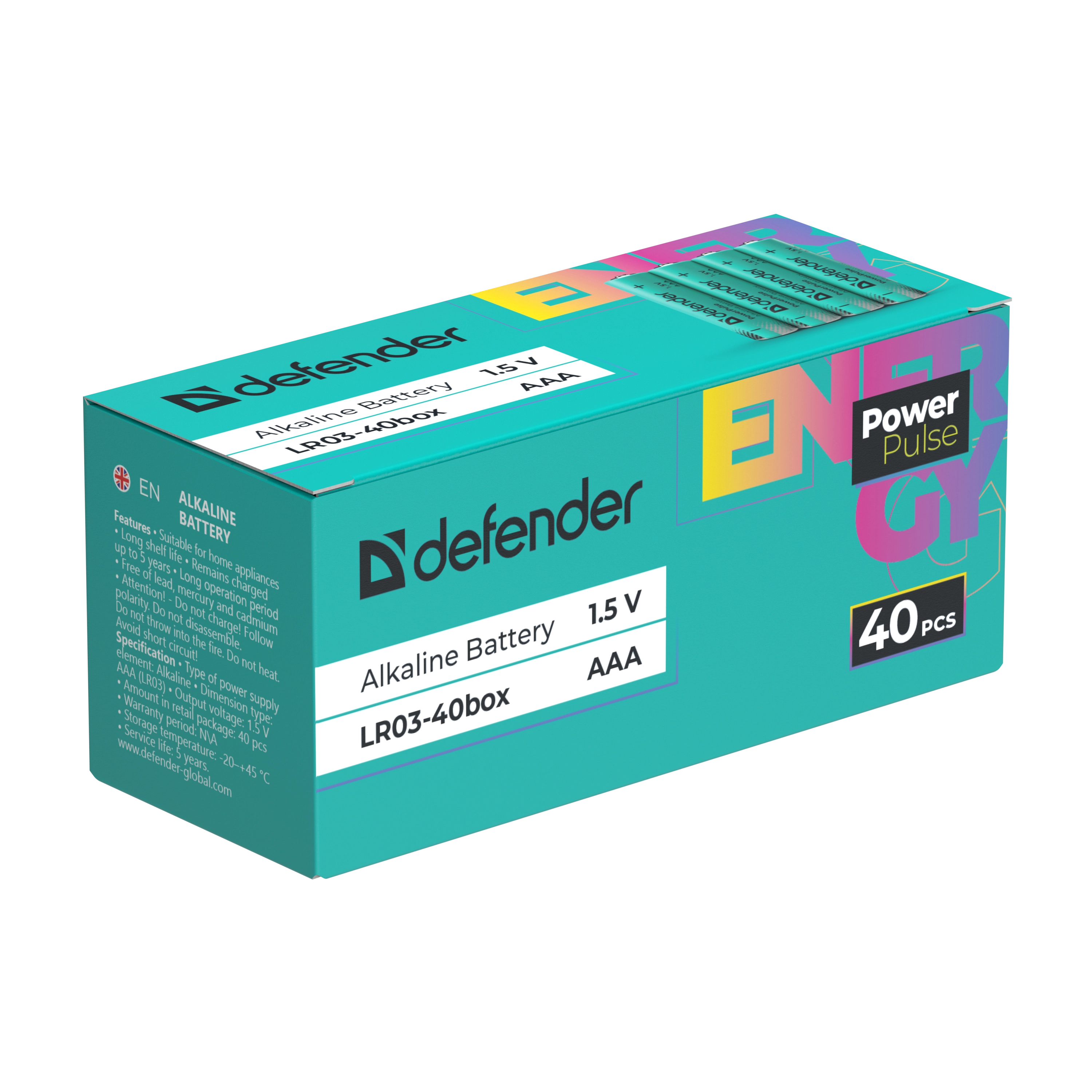 Defender - Alkaliparisto LR03-40box