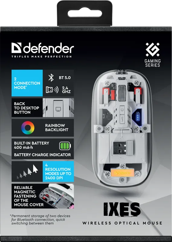 Defender - Langaton optinen hiiri Ixes MM-999