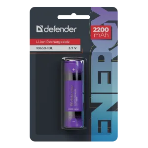 Defender - Ladattava akku 18650-1BL 2200 mAh