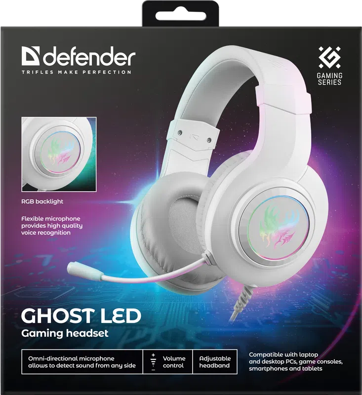 Defender - Pelikuuloke Ghost LED