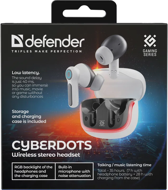 Defender - Langattomat kuulokkeet CyberDots 290