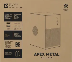 Defender - Tietokonekotelo Apex Metal