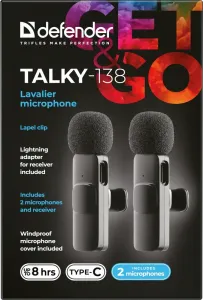 Defender - Lavalier mikrofonit Talky-138