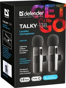 Defender - Lavalier mikrofonit Talky-138